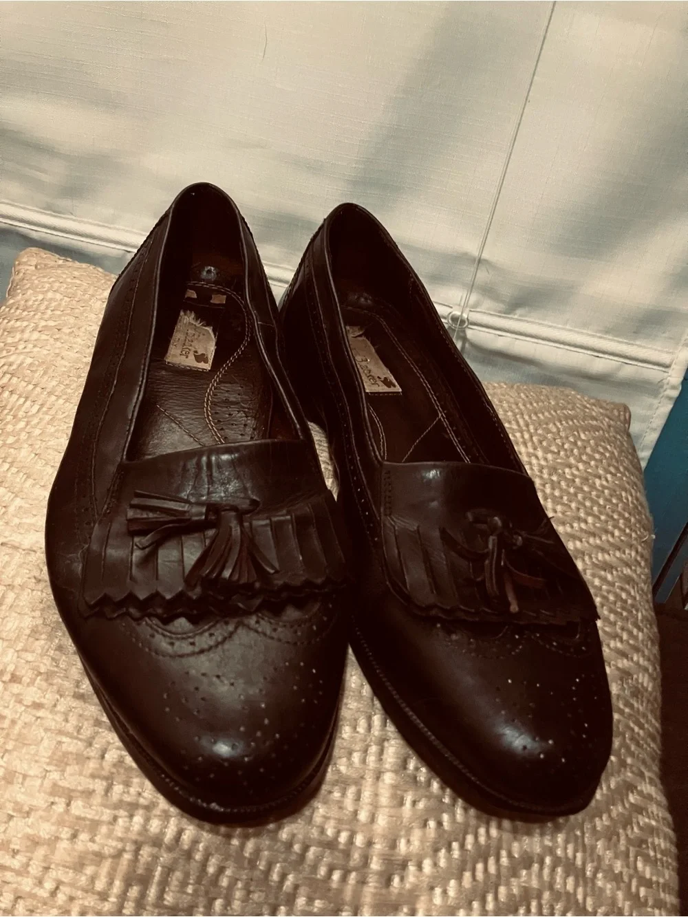 Women’s Black Tassel Fringe Loafers